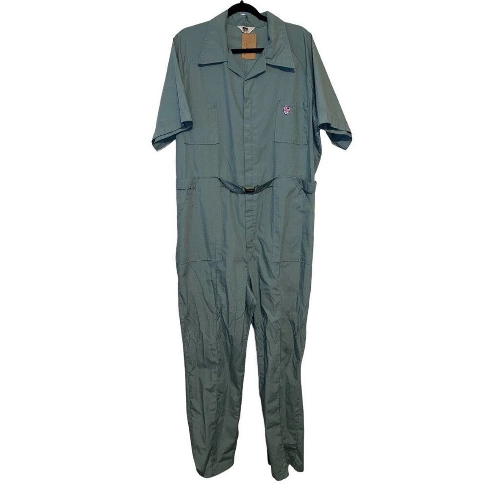 Vintage Coveralls 1970s Marina Nautical Jumpsuit
